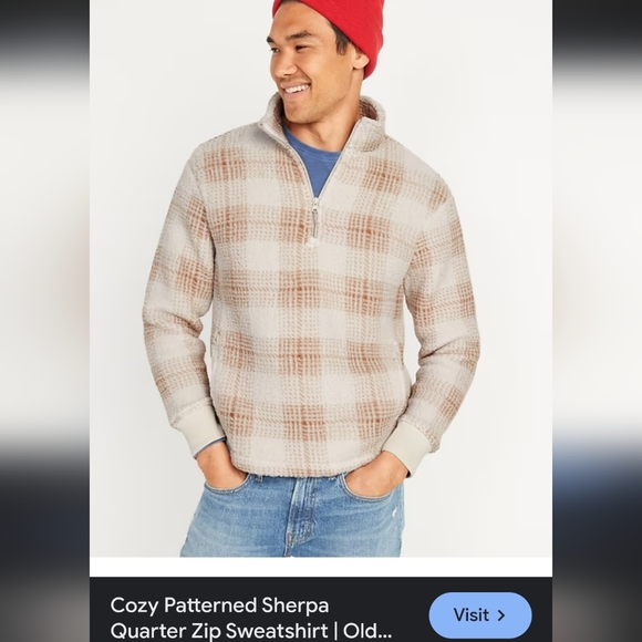 Old Navy Mens Sherpa NWT - Picture 1 of 7